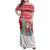 Belarus Christmas Family Matching Off Shoulder Maxi Dress and Hawaiian Shirt with Ded Moroz Snow Maiden Christmas Tree and Nordic Pattern Design - Wonder Print Shop