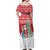Belarus Christmas Family Matching Off Shoulder Maxi Dress and Hawaiian Shirt with Ded Moroz Snow Maiden Christmas Tree and Nordic Pattern Design - Wonder Print Shop