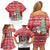 Belarus Christmas Family Matching Off Shoulder Short Dress and Hawaiian Shirt with Ded Moroz Snow Maiden Christmas Tree and Nordic Pattern Design - Wonder Print Shop