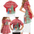 Belarus Christmas Family Matching Short Sleeve Bodycon Dress and Hawaiian Shirt with Ded Moroz Snow Maiden Christmas Tree and Nordic Pattern Design - Wonder Print Shop