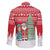 Belarus Christmas Family Matching Short Sleeve Bodycon Dress and Hawaiian Shirt with Ded Moroz Snow Maiden Christmas Tree and Nordic Pattern Design - Wonder Print Shop