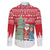 Belarus Christmas Family Matching Summer Maxi Dress and Hawaiian Shirt with Ded Moroz Snow Maiden Christmas Tree and Nordic Pattern Design - Wonder Print Shop