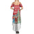 Belarus Christmas Family Matching Summer Maxi Dress and Hawaiian Shirt with Ded Moroz Snow Maiden Christmas Tree and Nordic Pattern Design - Wonder Print Shop