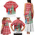 Belarus Christmas Family Matching Tank Maxi Dress and Hawaiian Shirt with Ded Moroz Snow Maiden Christmas Tree and Nordic Pattern Design - Wonder Print Shop