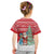 Belarus Christmas Kid T Shirt with Ded Moroz Snow Maiden Christmas Tree and Nordic Pattern Design - Wonder Print Shop