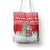 Belarus Christmas Tote Bag with Ded Moroz Snow Maiden Christmas Tree and Nordic Pattern Design - Wonder Print Shop