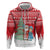 Belarus Christmas Zip Hoodie with Ded Moroz Snow Maiden Christmas Tree and Nordic Pattern Design - Wonder Print Shop