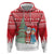 Belarus Christmas Zip Hoodie with Ded Moroz Snow Maiden Christmas Tree and Nordic Pattern Design - Wonder Print Shop