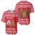 Belarus Christmas Baseball Jersey with Santa Gingerbread Playing Chess National Emblem and Nordic Pattern Design - Wonder Print Shop