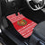 Belarus Christmas Car Mats with Santa Gingerbread Playing Chess National Emblem and Nordic Pattern Design - Wonder Print Shop