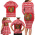 Belarus Christmas Family Matching Long Sleeve Bodycon Dress and Hawaiian Shirt with Santa Gingerbread Playing Chess National Emblem and Nordic Pattern Design - Wonder Print Shop