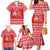 Belarus Christmas Family Matching Mermaid Dress and Hawaiian Shirt with Santa Gingerbread Playing Chess National Emblem and Nordic Pattern Design - Wonder Print Shop