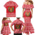 Belarus Christmas Family Matching Mermaid Dress and Hawaiian Shirt with Santa Gingerbread Playing Chess National Emblem and Nordic Pattern Design - Wonder Print Shop