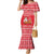 Belarus Christmas Family Matching Mermaid Dress and Hawaiian Shirt with Santa Gingerbread Playing Chess National Emblem and Nordic Pattern Design - Wonder Print Shop