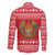Belarus Christmas Family Matching Off The Shoulder Long Sleeve Dress and Hawaiian Shirt with Santa Gingerbread Playing Chess National Emblem and Nordic Pattern Design - Wonder Print Shop