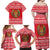 Belarus Christmas Family Matching Off Shoulder Maxi Dress and Hawaiian Shirt with Santa Gingerbread Playing Chess National Emblem and Nordic Pattern Design - Wonder Print Shop
