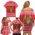 Belarus Christmas Family Matching Off Shoulder Short Dress and Hawaiian Shirt with Santa Gingerbread Playing Chess National Emblem and Nordic Pattern Design - Wonder Print Shop
