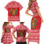 Belarus Christmas Family Matching Short Sleeve Bodycon Dress and Hawaiian Shirt with Santa Gingerbread Playing Chess National Emblem and Nordic Pattern Design - Wonder Print Shop
