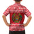 Belarus Christmas Family Matching Summer Maxi Dress and Hawaiian Shirt with Santa Gingerbread Playing Chess National Emblem and Nordic Pattern Design - Wonder Print Shop
