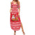 Belarus Christmas Family Matching Summer Maxi Dress and Hawaiian Shirt with Santa Gingerbread Playing Chess National Emblem and Nordic Pattern Design - Wonder Print Shop