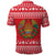 Belarus Christmas Polo Shirt with Santa Gingerbread Playing Chess National Emblem and Nordic Pattern Design - Wonder Print Shop