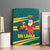 Sri Lanka Christmas Canvas Wall Art with Santa Claus Rooster Festive Pattern and National Flag Design - Wonder Print Shop