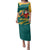 Sri Lanka Christmas Family Matching Puletasi and Hawaiian Shirt with Santa Claus Rooster Festive Pattern and National Flag Design - Wonder Print Shop