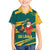 Sri Lanka Christmas Family Matching Puletasi and Hawaiian Shirt with Santa Claus Rooster Festive Pattern and National Flag Design - Wonder Print Shop
