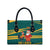 Sri Lanka Christmas Leather Bag with Santa Claus Rooster Festive Pattern and National Flag Design - Wonder Print Shop