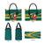 Sri Lanka Christmas Leather Bag with Santa Claus Rooster Festive Pattern and National Flag Design - Wonder Print Shop