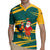 Sri Lanka Christmas Rugby Jersey with Santa Claus Rooster Festive Pattern and National Flag Design - Wonder Print Shop