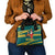 Sri Lanka Christmas Shoulder Handbag with Santa Claus Rooster Festive Pattern and National Flag Design - Wonder Print Shop