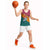Sri Lanka Christmas Basketball Jersey with Santa Hat Fish Ocean Icons and Tri Color Festive Design - Wonder Print Shop