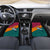 Sri Lanka Christmas Car Mats with Santa Hat Fish Ocean Icons and Tri Color Festive Design - Wonder Print Shop