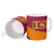 Sri Lanka Christmas Ceramic Mug with Santa Hat Fish Ocean Icons and Tri Color Festive Design - Wonder Print Shop