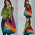 Sri Lanka Christmas Grocery Bag with Santa Hat Fish Ocean Icons and Tri Color Festive Design - Wonder Print Shop