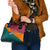 Sri Lanka Christmas Shoulder Handbag with Santa Hat Fish Ocean Icons and Tri Color Festive Design - Wonder Print Shop