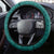 Sri Lanka Christmas Steering Wheel Cover with Santa Hat Fish Ocean Icons and Tri Color Festive Design - Wonder Print Shop