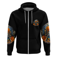 Of Course I'm Going To Hell Skull Pumpkin Halloween Hoodie - Wonder Print Shop