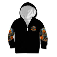 Of Course I'm Going To Hell Skull Pumpkin Halloween Kid Hoodie - Wonder Print Shop