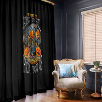 Of Course I'm Going To Hell Skull Pumpkin Halloween Window Curtain - Wonder Print Shop