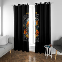Of Course I'm Going To Hell Skull Pumpkin Halloween Window Curtain - Wonder Print Shop