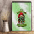 On The Naughty List Skull Christmas Canvas Wall Art - Wonder Print Shop