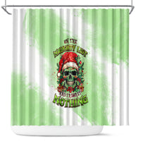 on-the-naughty-list-skull-christmas-shower-curtain