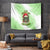 On The Naughty List Skull Christmas Tapestry - Wonder Print Shop