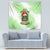 On The Naughty List Skull Christmas Tapestry - Wonder Print Shop