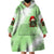 On The Naughty List Skull Christmas Wearable Blanket Hoodie - Wonder Print Shop