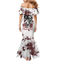 Love Me Like My Demons Do Skull Family Matching Mermaid Dress and Hawaiian Shirt - Wonder Print Shop