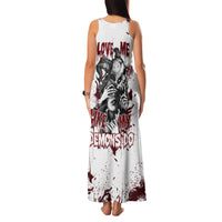 Love Me Like My Demons Do Skull Family Matching Tank Maxi Dress and Hawaiian Shirt - Wonder Print Shop