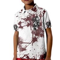 Love Me Like My Demons Do Skull Kid Polo Shirt - Wonder Print Shop